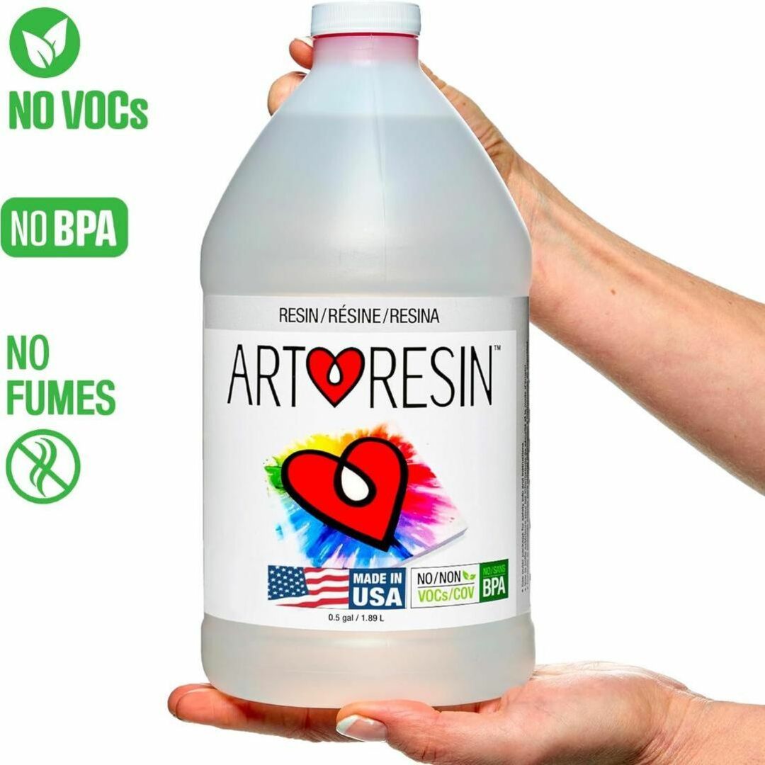 ArtResin エポキシ樹脂 レジン液 透明 クリア 非毒性 3.78L