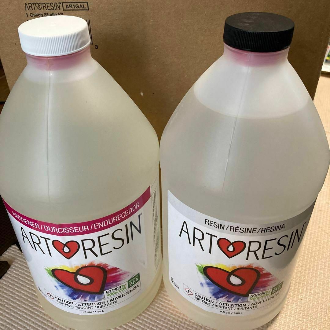 ArtResin エポキシ樹脂 レジン液 透明 クリア 非毒性 3.78L