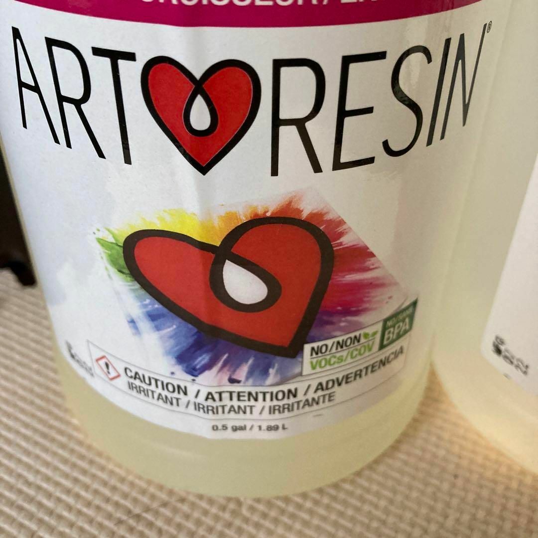 ArtResin エポキシ樹脂 レジン液 透明 クリア 非毒性 3.78L