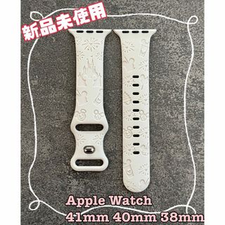 アップルウォッチ(Apple Watch)のディズニー　アップルウォッチ　ラバーバンド　AppleWatch シリコンバンド(腕時計)