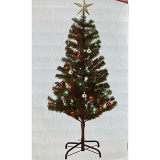 クリスマスツリー セット120cm 自動点灯消灯(インテリア雑貨)