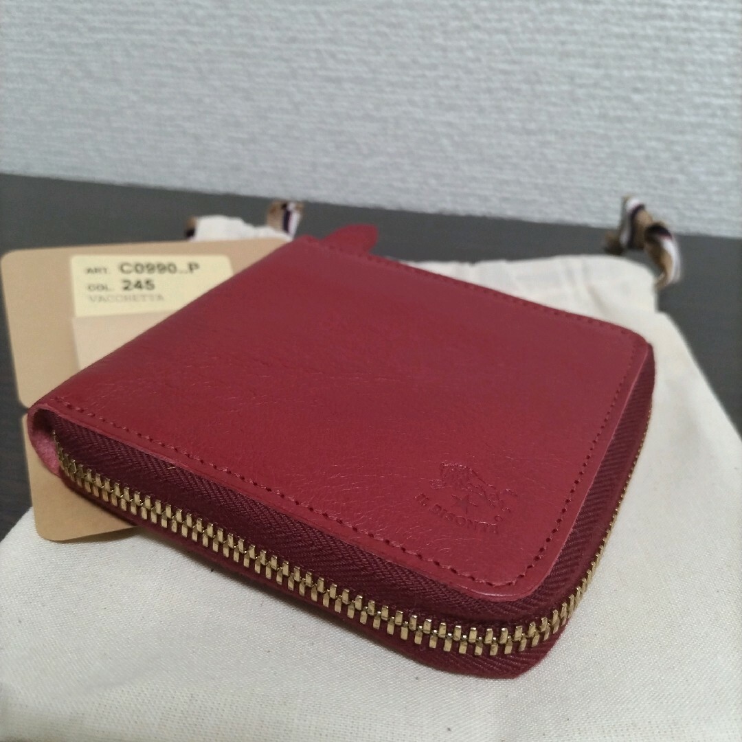 IL BISONTE - 新品 イルビゾンテ 本革 レザー ラウンド IL BISONTE - 新品 イルビゾンテ 本革 レザー ラウンド