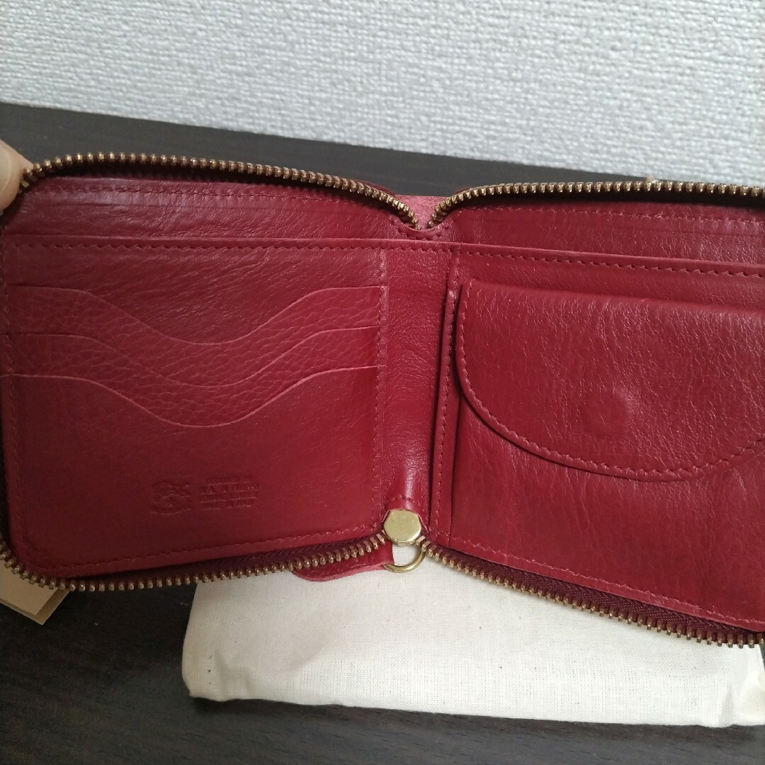 IL BISONTE - 新品 イルビゾンテ 本革 レザー ラウンド IL BISONTE - 新品 イルビゾンテ 本革 レザー ラウンド