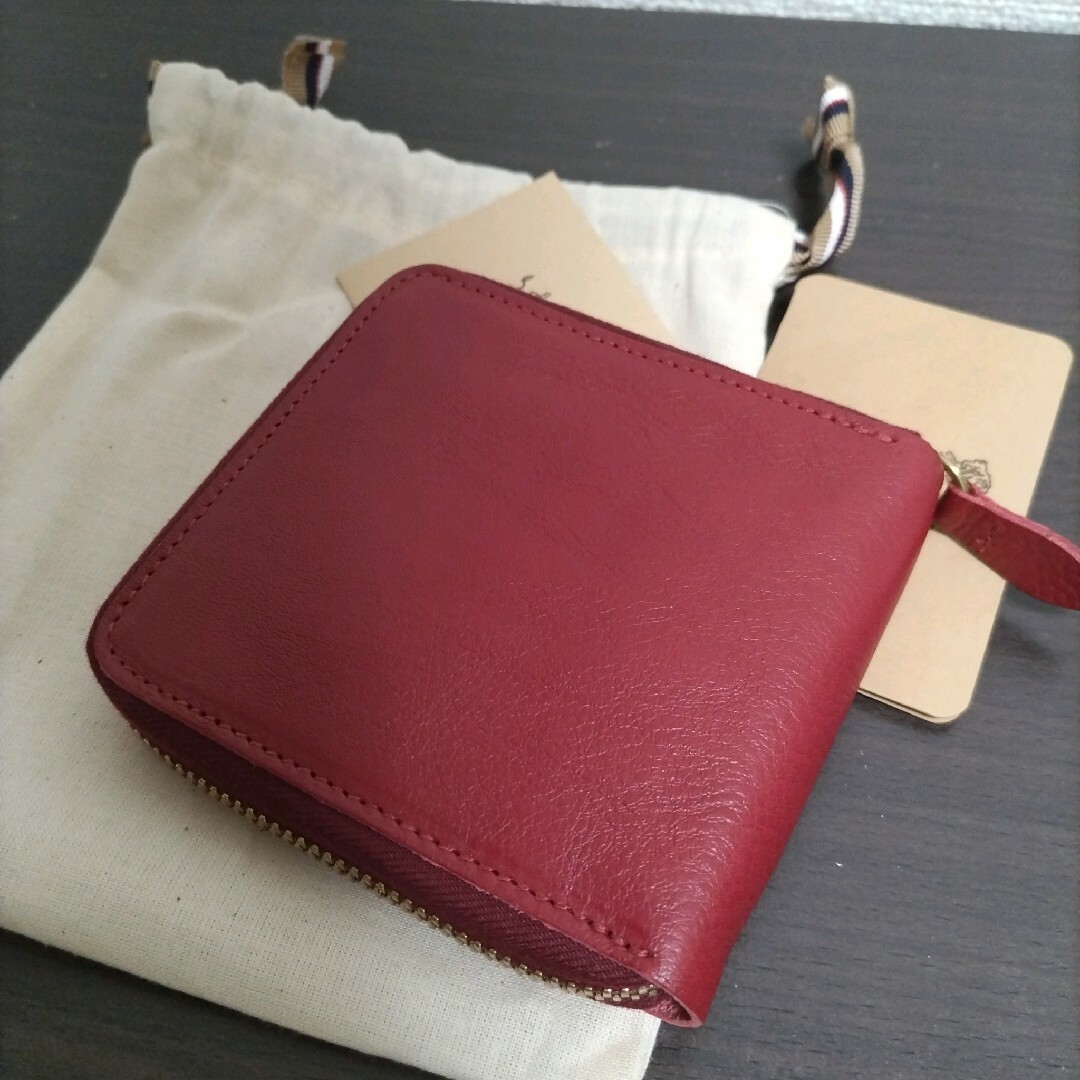 IL BISONTE - 新品 イルビゾンテ 本革 レザー ラウンド IL BISONTE - 新品 イルビゾンテ 本革 レザー ラウンド