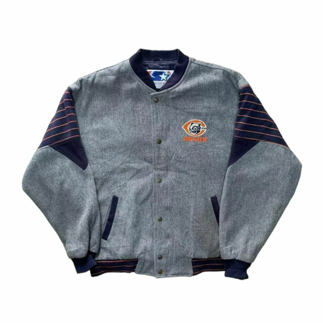 80s 90s STARTER CHICAGO BEARS ウールスタジャン | フリマアプリ ラクマ