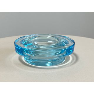 イッタラ(iittala)のHalo ハロ ライトブルー キャンドルホルダー イッタラ(置物)