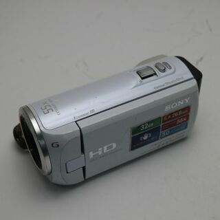 ソニー(SONY)の良品中古 HDR-CX390 HANDYCAM ホワイト  M777(ビデオカメラ)