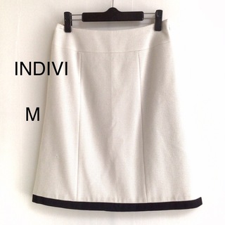 INDIVI   スカート　M(ひざ丈スカート)