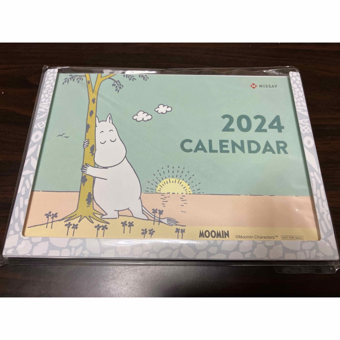 MOOMIN(ムーミン)のムーミン 卓上カレンダー 2024 インテリア/住まい/日用品の文房具(カレンダー/スケジュール)の商品写真