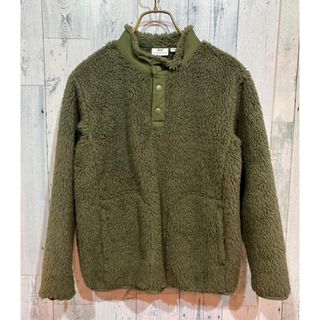 ユニクロ(UNIQLO)のユニクロUNIQLOホワイトマウンテニアリング プルオーバーフリース グリーン(ジャケット/上着)