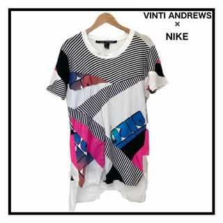 VINTI ANDREWS - ヴィンティアンドリュース×ナイキ　リメイクTシャツ　イギリス製　半袖　再構築　S