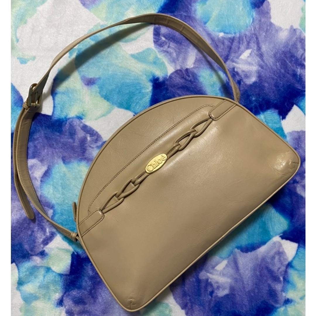 Chloe ショルダーバッグ　美品カラーグレー