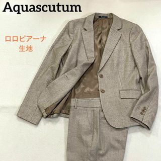 AQUA SCUTUM - 美品Aquascutum透け感ペイズリー柄シアージャケット