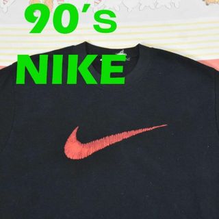 NIKE AIR 80s 銀タグ スウェット デカロゴ グレー カラー◎ 希少