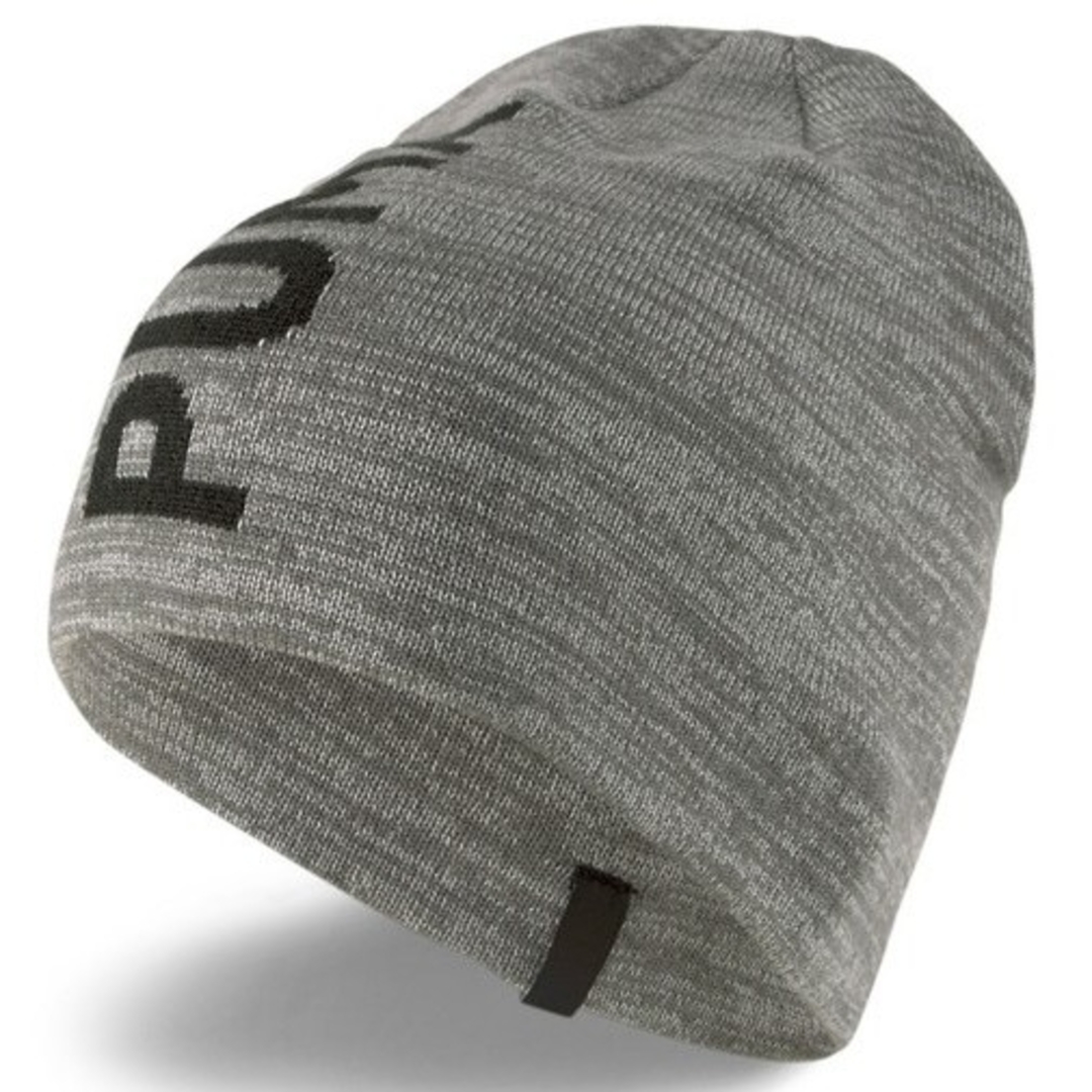 PUMA(プーマ)のPUMA プーマ ニットキャップ クラシック カフレス ビーニー /ヘザーグレー メンズの帽子(ニット帽/ビーニー)の商品写真