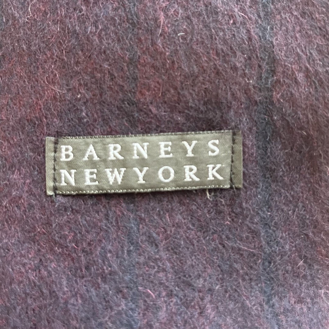 BARNEYS NEW YORK(バーニーズニューヨーク)のBARNEYS NEW YORK　カシミヤマフラー メンズのファッション小物(マフラー)の商品写真