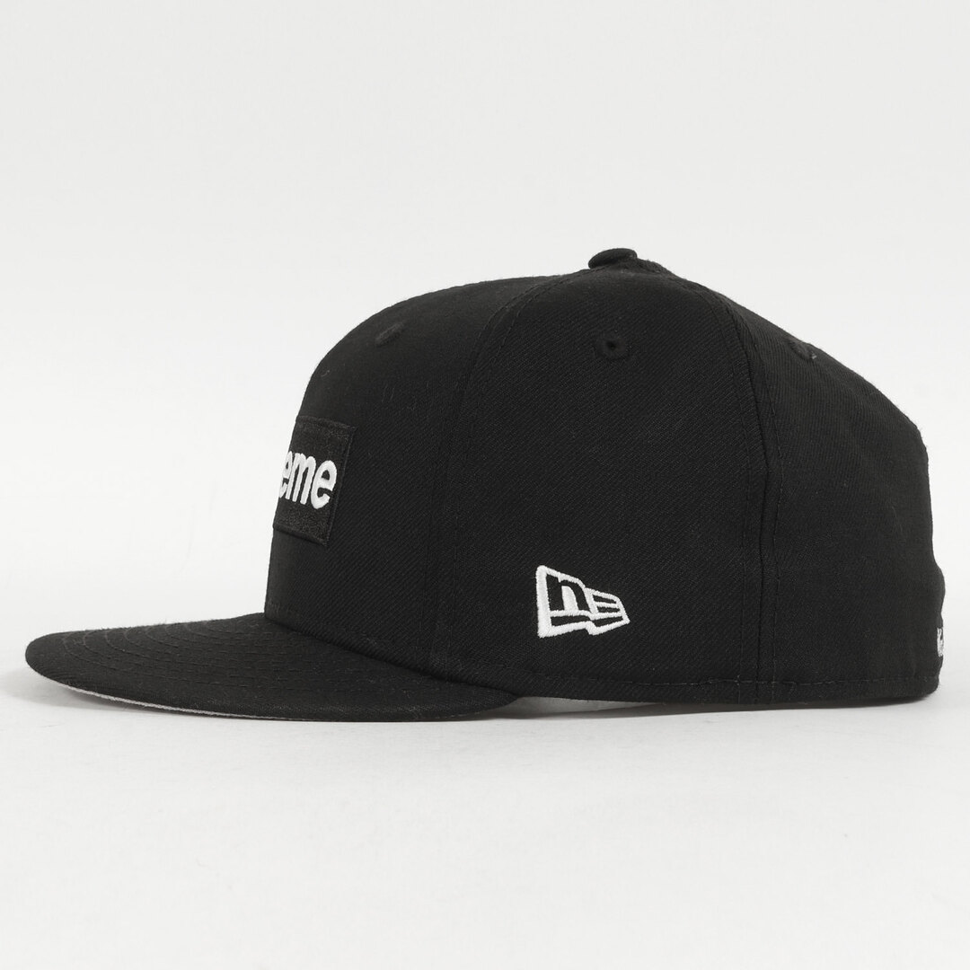 シュプリーム キャップ 野球帽 ベースボールキャップ 帽子 ロゴ 黒