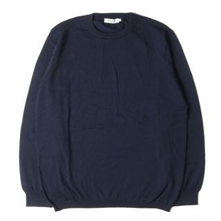 ノンネイティブ(nonnative)のNONNATIVE ノンネイティブ ニット サイズ:2 21SA コットン シルク クルーネック ニット セーター TROOPER L/S SWEATER C/S YARN NN-K3901 ネイビー 紺 トップス カジュアル 無地 【メンズ】(ニット/セーター)