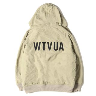 ダブルタップス(W)taps)の美品 WTAPS ダブルタップス ジャケット サイズ:S 18AW ナイロンタッサー 裏地フリース フルジップ フード ジャケット INCOM / JACKET ベージュ アウター ブルゾン【メンズ】【中古】(その他)