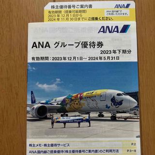 エーエヌエー(ゼンニッポンクウユ)(ANA(全日本空輸))のANA優待券1枚＋ANAグループ優待券18枚(航空機)