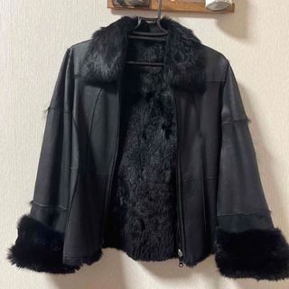 ザラ(ZARA)の♡♡本日限定お値下♡♡セレクトショップ購入 リアルファー ジャケット 42♡♡(毛皮/ファーコート)