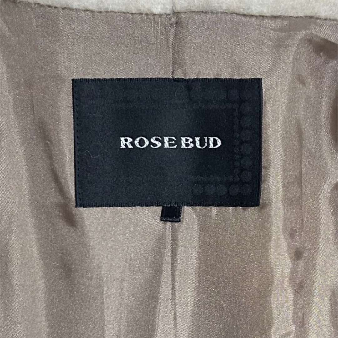 ROSE BUD(ローズバッド)のROSE BUD   エレガントコート　　サイズF レディースのジャケット/アウター(ロングコート)の商品写真