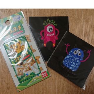 アイロンワッペン アップリケ 手芸用品 モンスター コアラのマーチ 刺繍 宇宙人(各種パーツ)