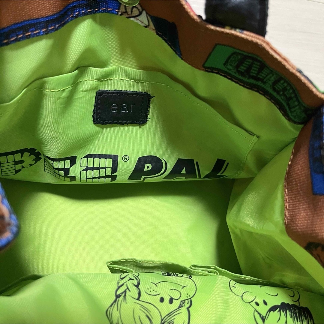 ear PAPILLONNER(イアパピヨネ)の’PEZ（ペッツ）×ear’ ミニトートバッグ 2nd SEASON/ ZOO レディースのバッグ(トートバッグ)の商品写真