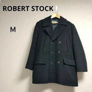 ROBERT STOCK　ウールコート　Mサイズ　ネイビー　ロバートストック(ピーコート)