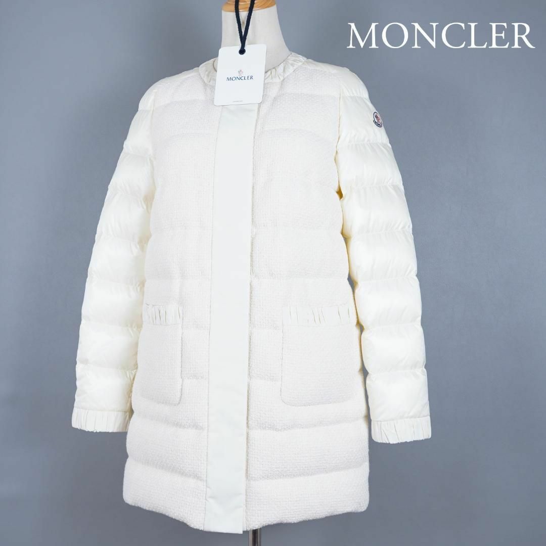 MONCLER - 極美品 モンクレール VEULETTES 白 サイズ0 国内正規品の ...