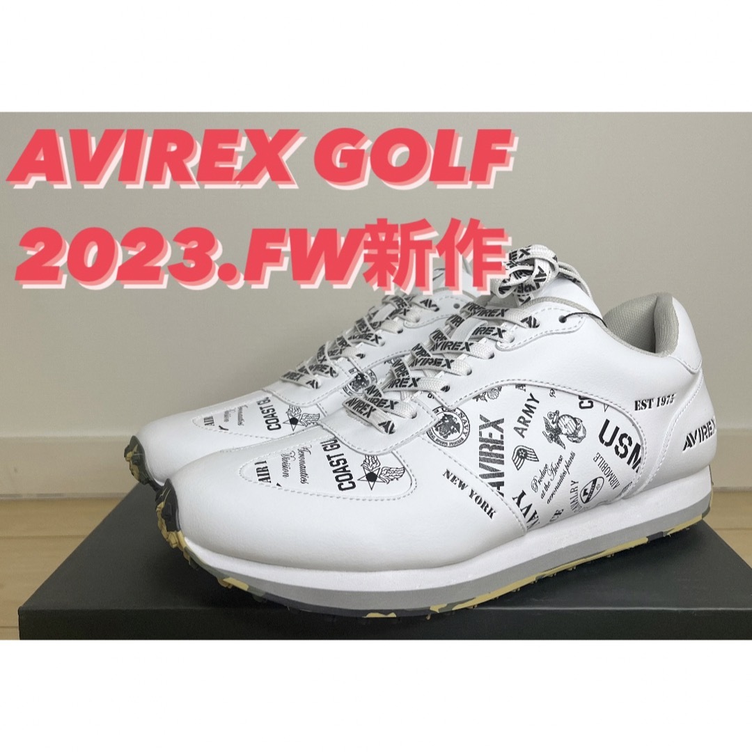 AVIREX(アヴィレックス)のAVIREX GOLF[アヴィレックスゴルフ] スパイクレスシューズ スポーツ/アウトドアのゴルフ(シューズ)の商品写真