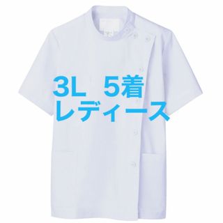 モンブラン(MONTBLANC)の白衣　ケーシー　3L  レディース　5着セット(その他)