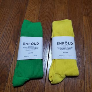 エンフォルド(ENFOLD)のエンフォルド　ソックス　靴下　新品(ソックス)