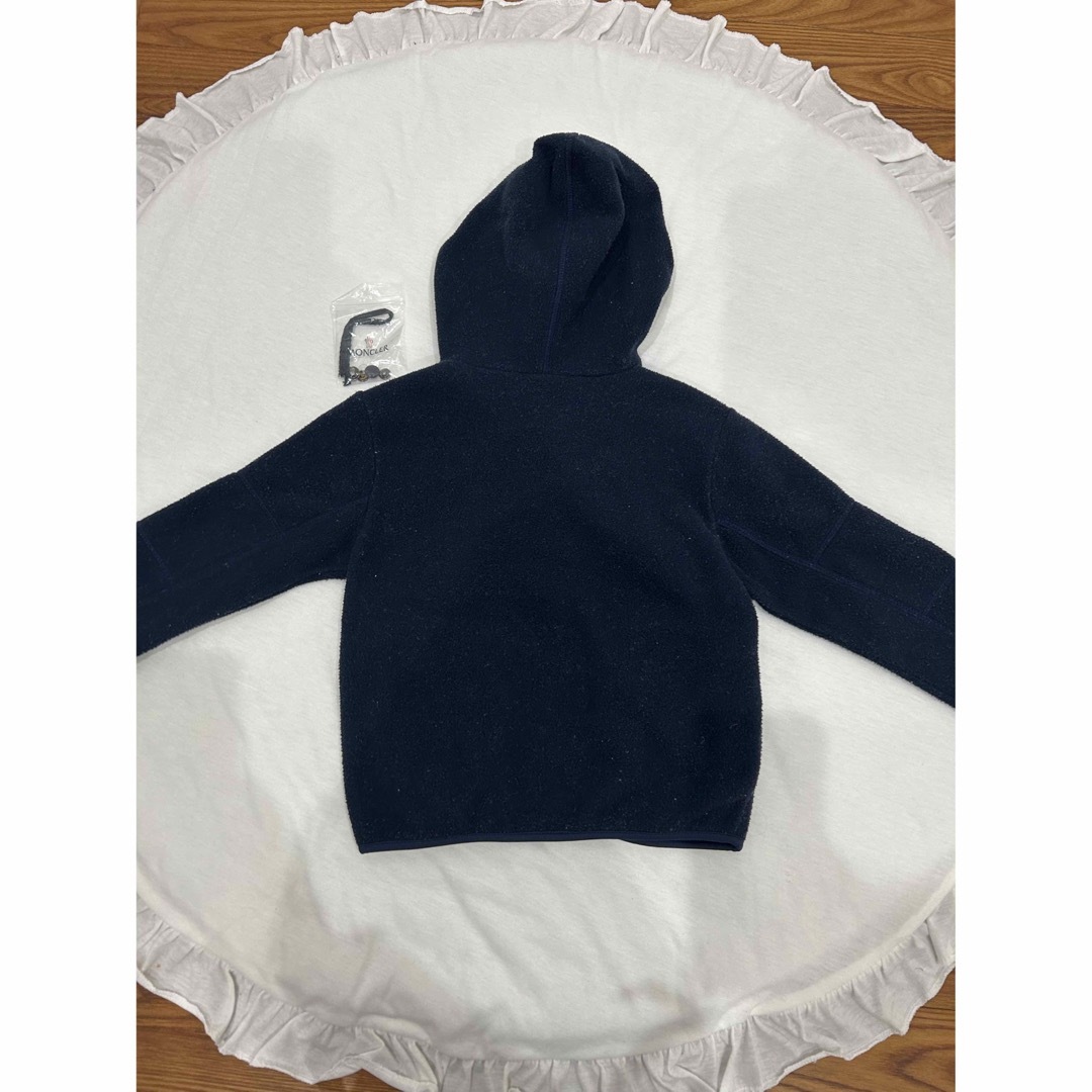MONCLER - モンクレール 3A フリース パーカー 98 紺 ネイビー MONCLER