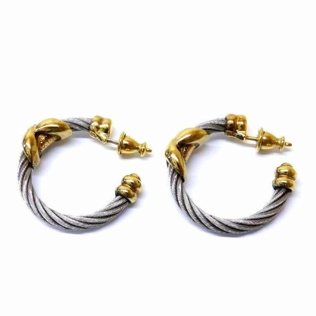 CHARRIOL - シャリオール □ ワイヤーピアス シルバー×ゴールド CHARRIOL - シャリオール □ ワイヤーピアス シルバー×ゴールド