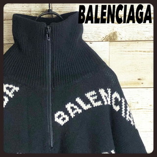 BALENCIAGA バレンシアガ ロゴ満載 ニット セーター