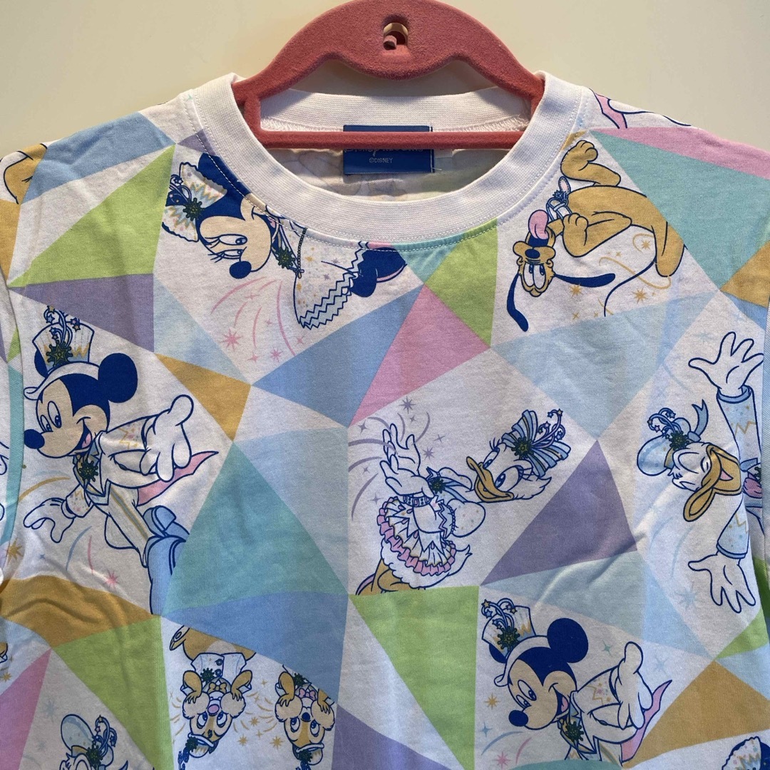 Disney(ディズニー)のディズニーシー 20周年 タイムトゥシャイン Tシャツ Sサイズ 【中古美品】 レディースのトップス(Tシャツ(半袖/袖なし))の商品写真