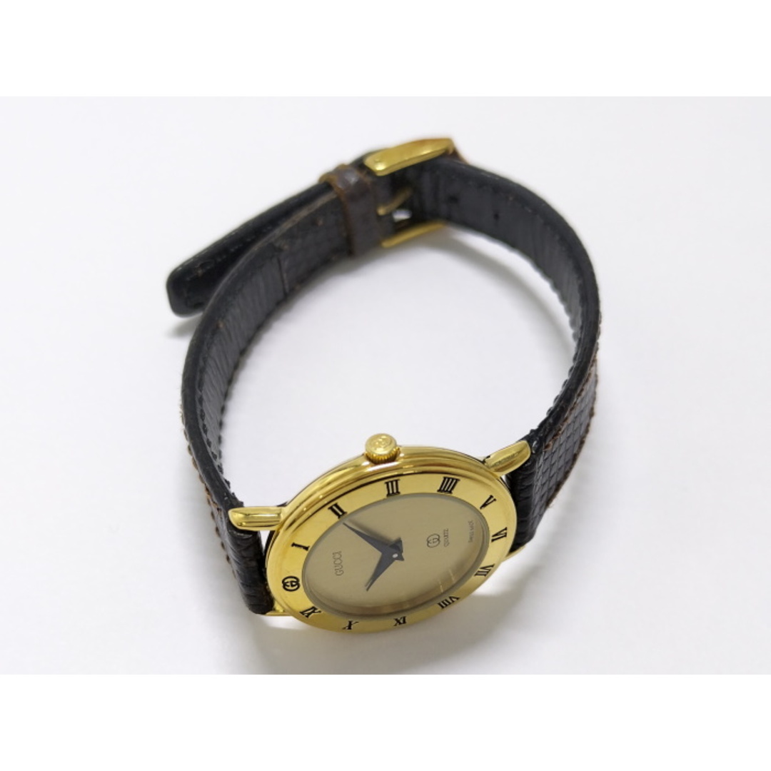 GUCCI - GUCCI レディース 腕時計 クオーツ SS GP ゴールド文字 GUCCI - GUCCI レディース 腕時計 クオーツ SS GP ゴールド文字