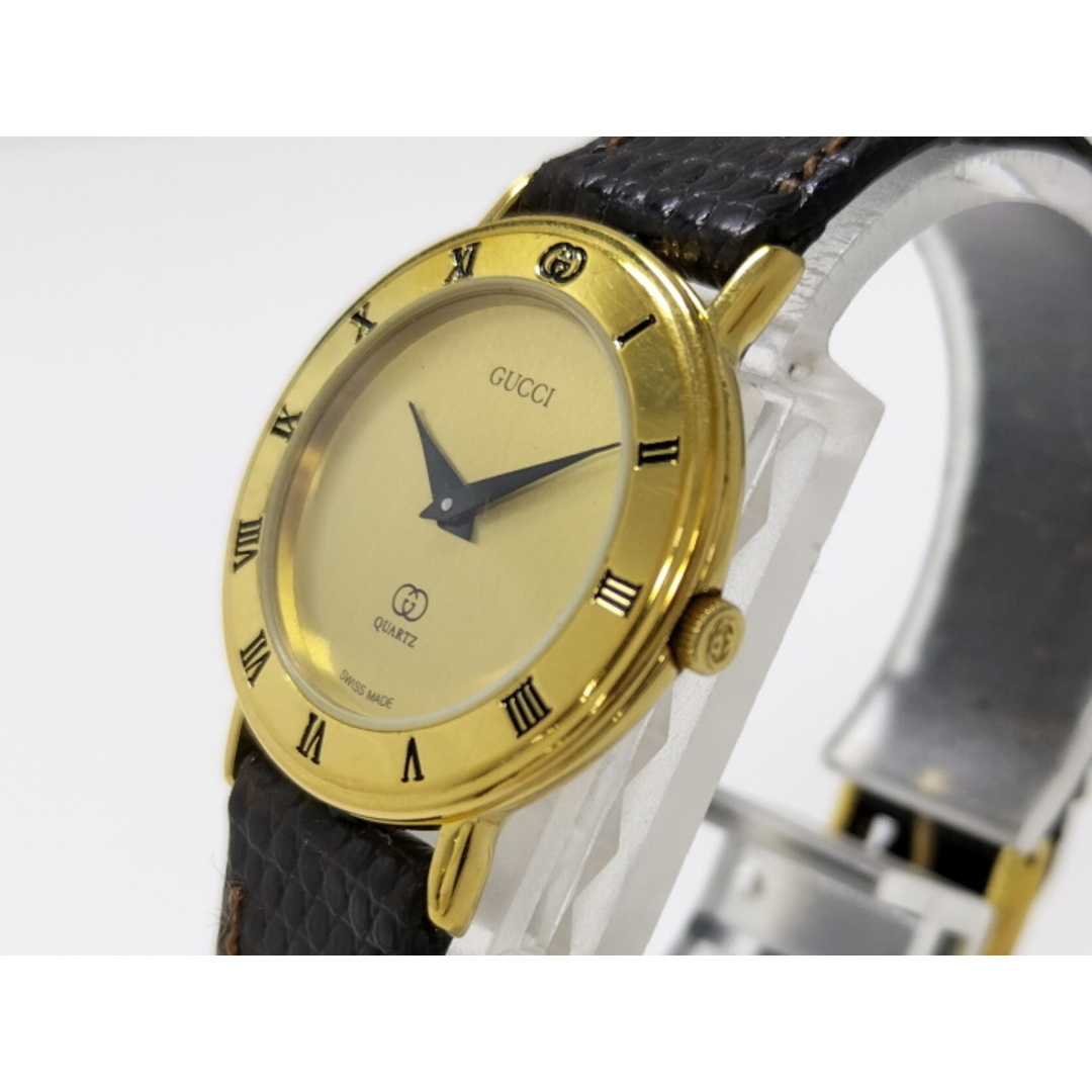 GUCCI - GUCCI レディース 腕時計 クオーツ SS GP ゴールド文字 GUCCI - GUCCI レディース 腕時計 クオーツ SS GP ゴールド文字