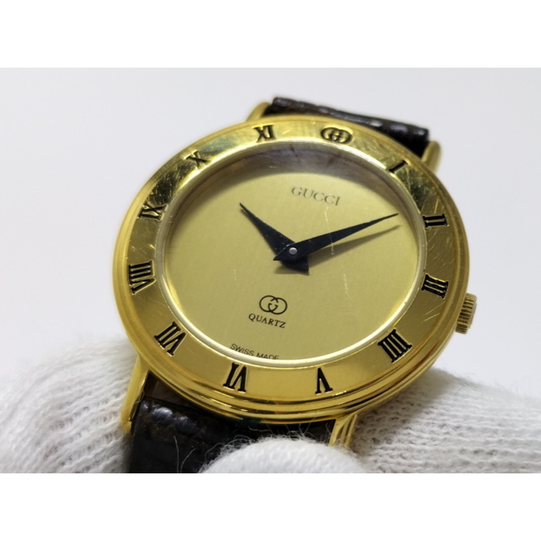 GUCCI - GUCCI レディース 腕時計 クオーツ SS GP ゴールド文字 GUCCI - GUCCI レディース 腕時計 クオーツ SS GP ゴールド文字
