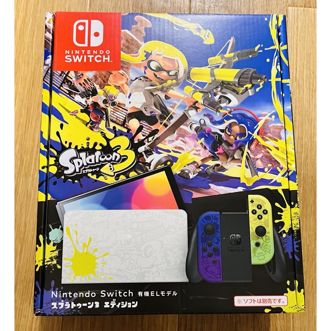 ゲームソフトゲーム機本体【未使用品】Nintendo Switch 有機ELモデル スプラトゥーン