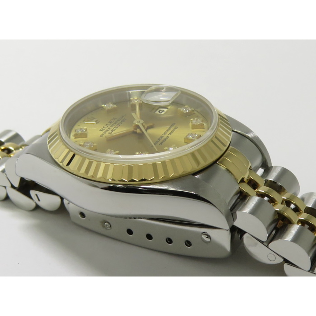 ROLEX - ROLEX デイトジャスト 自動巻き SS/YG 10PD ゴールド ROLEX - ROLEX デイトジャスト 自動巻き SS/YG 10PD ゴールド