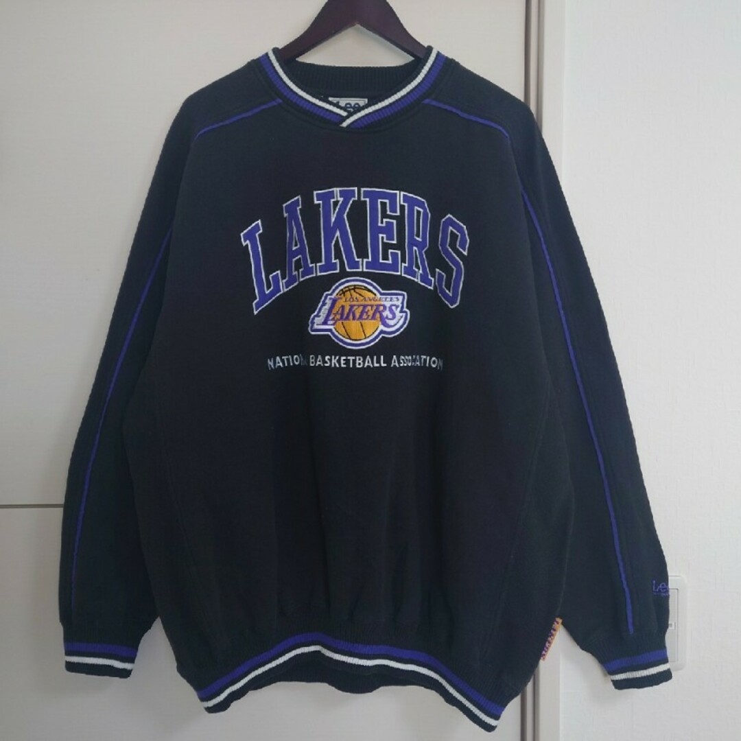 Lee - NBA レイカーズ 90s古着 スウェットトレーナー 刺繍ロゴ バスケ ...
