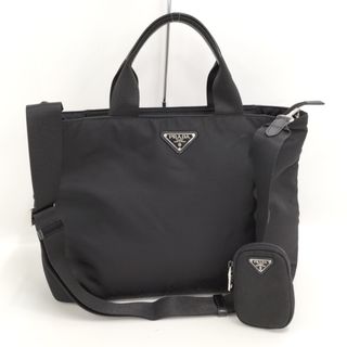 プラダ(PRADA)のPRADA 2WAY ショルダーバッグ ナイロン ブラック 1BG867(その他)