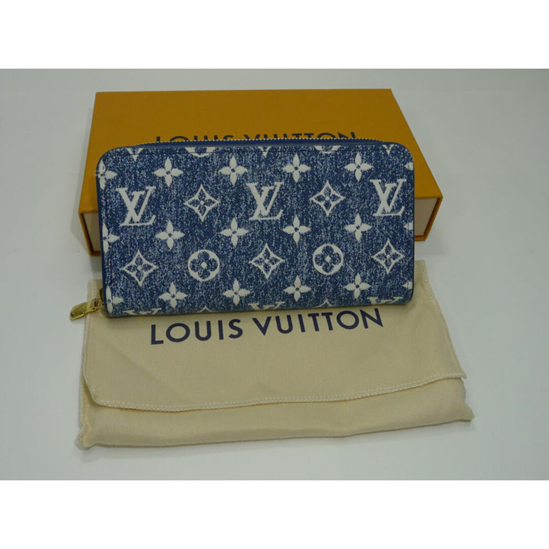 LOUIS VUITTON(ルイヴィトン)のLOUIS VUITTON ジッピー ウォレット モノグラム ジャカード デニム レディースのファッション小物(財布)の商品写真