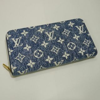 ルイヴィトン(LOUIS VUITTON)のLOUIS VUITTON ジッピー ウォレット モノグラム ジャカード デニム(財布)