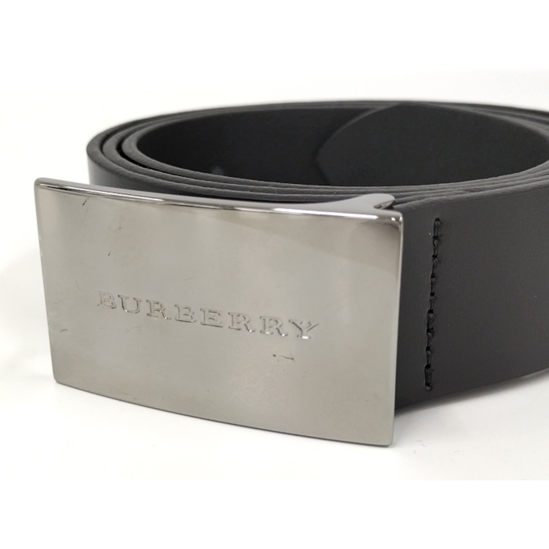 BURBERRY - BURBERRY ベルト メンズ レザー ブラック 表記サイズ BURBERRY - BURBERRY ベルト メンズ レザー ブラック 表記サイズ