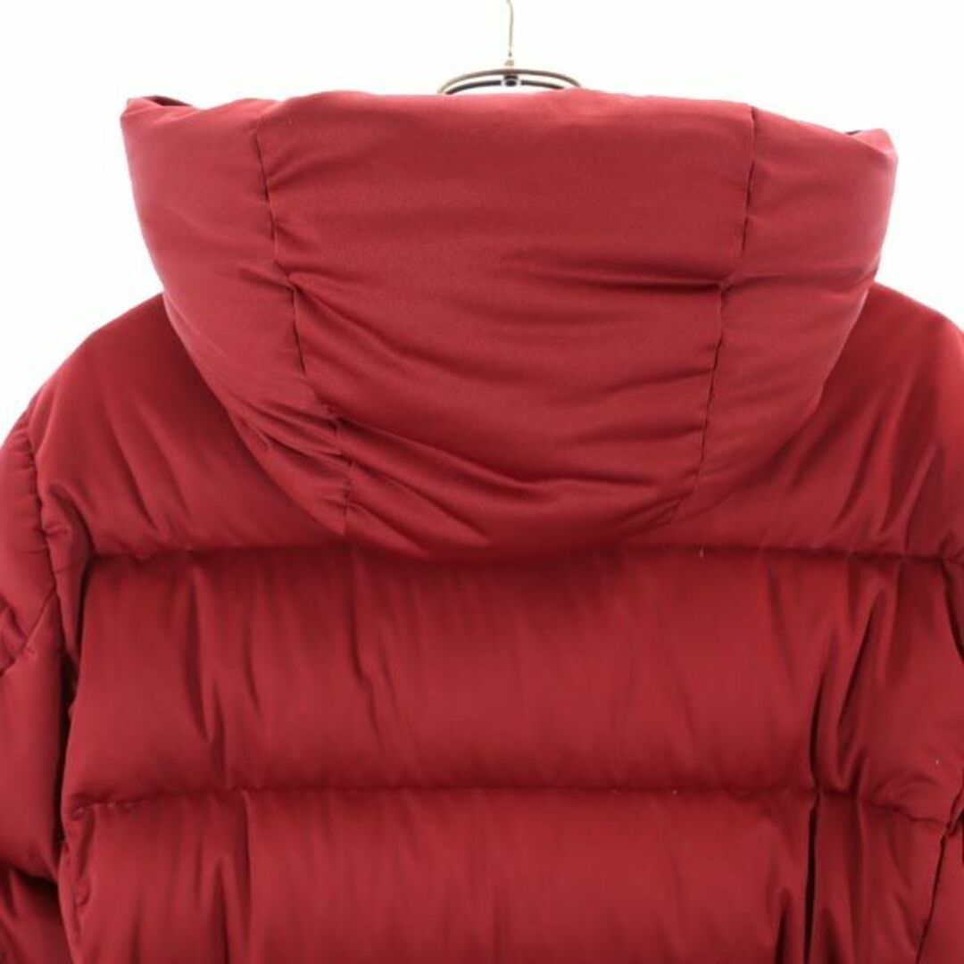 BURBERRY - バーバリー ダウンジャケット M レッド BURBERRY フード