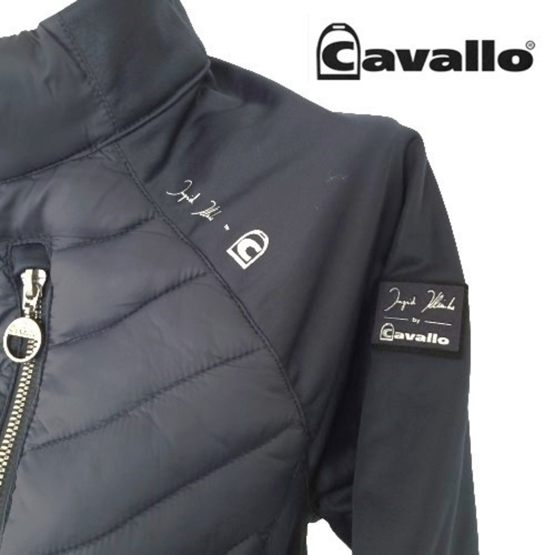 cavallo カバロ　ネイビー　防寒　ジャケット　乗馬用品　馬術　乗馬ウェア