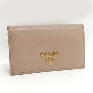 プラダ(PRADA)のPRADA カードケース 名刺入れ ベージュ 1MC122(名刺入れ/定期入れ)